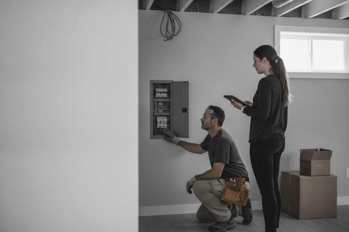 Homeowner considering whether to leave feedback after electrical work